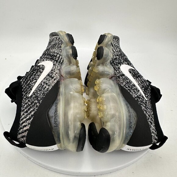 Nike Air VaporMax Flyknit 3 Oreo Black White Women Shoes AJ6910-001 Size 5 - Picture 8 of 13